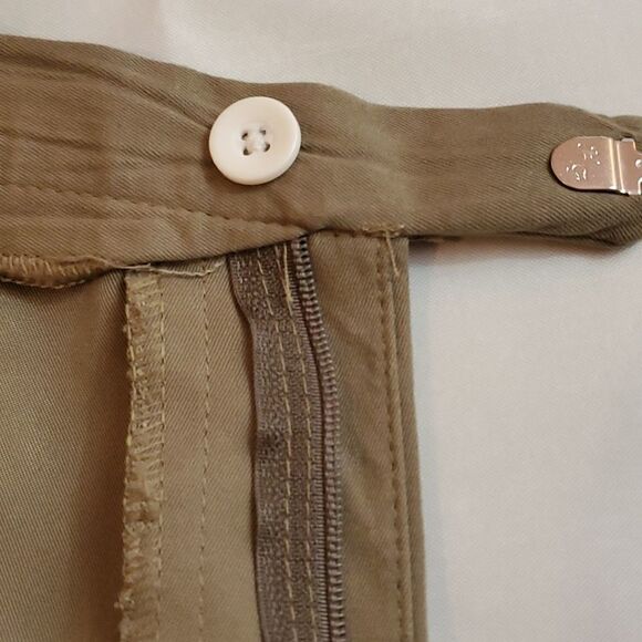 SAVANE, NEW WOMEN'S TAN PANTS, SIZE 12, HOOK & BUTTON CLOSURE, HIDDEN ZIPPER - Picture 9 of 9